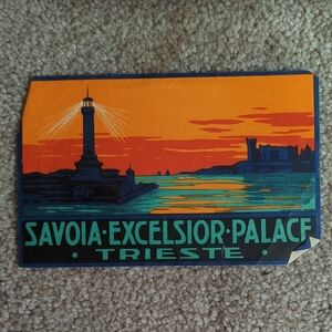 Large Steamer Trunk Labels